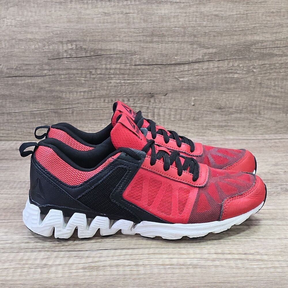 Reebok Zigkick 2k18 Men's Sz 5.5 Women's Sz 7 Red Black Running Shoes (CN0364)
